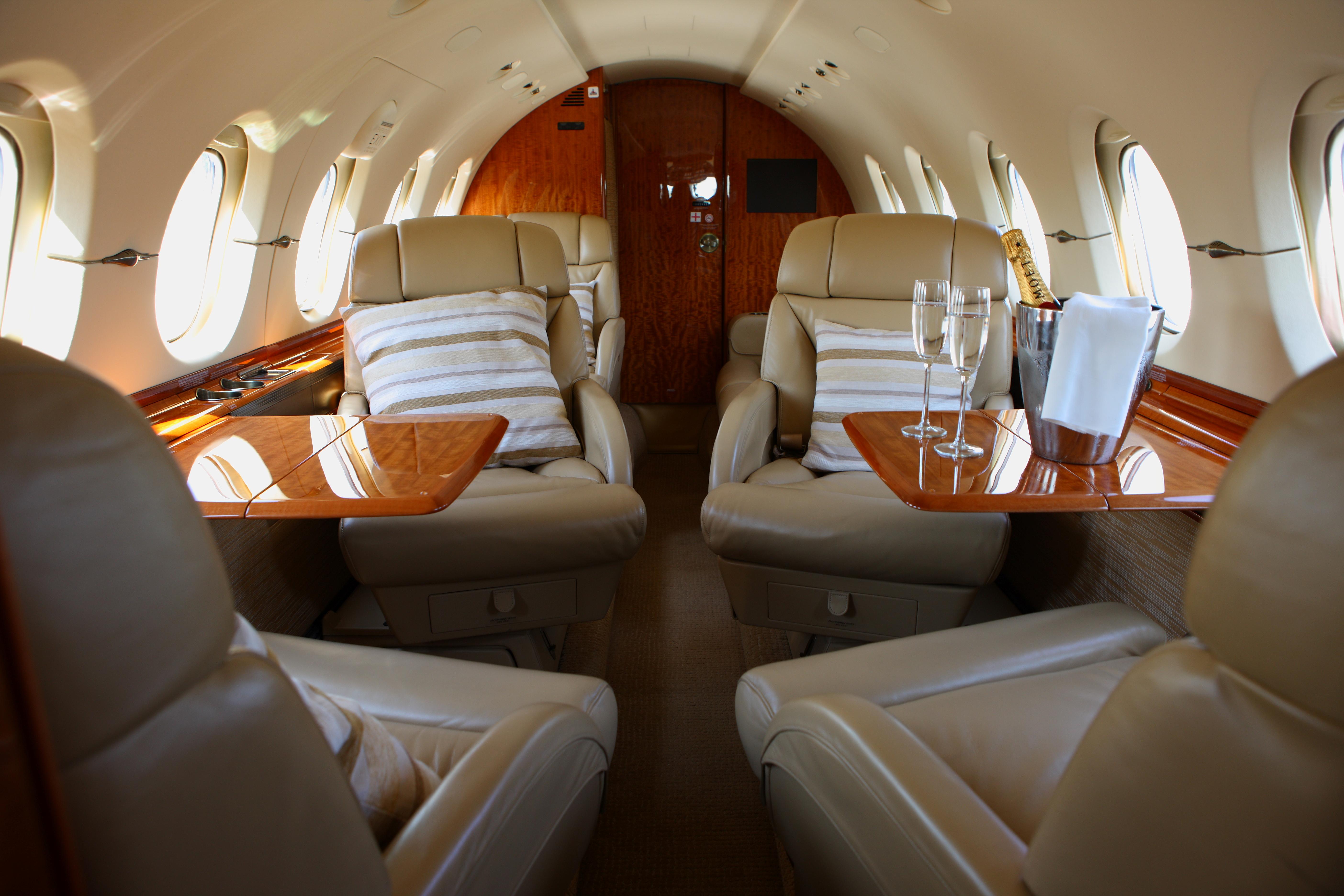 Midsize Jet Interior